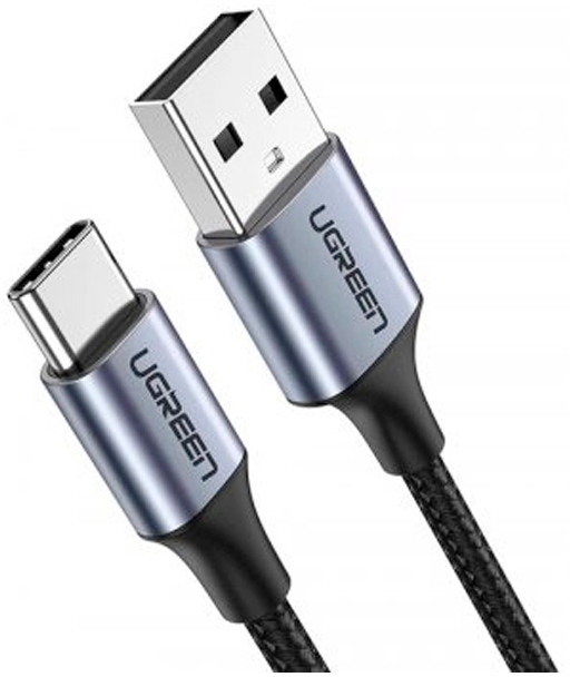 Ціна кабель Ugreen USB 2.0 AM to Type-C 1.5m US287 (Black) (60117) в Києві