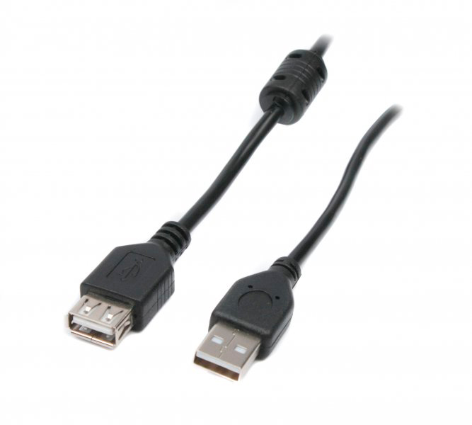 Maxxter USB 2.0 AM/AF 1.8 м, (UF-AMAF-6)
