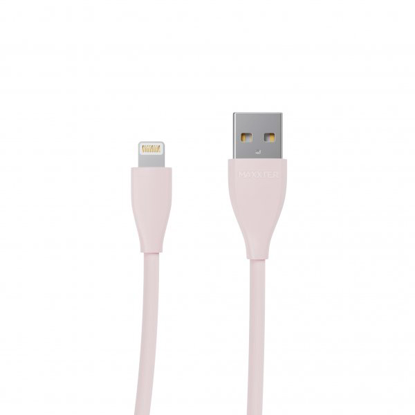 Кабель Maxxter USB 2.0 АM/Lightning, 1.0 м (UB-L-USB-01GP)