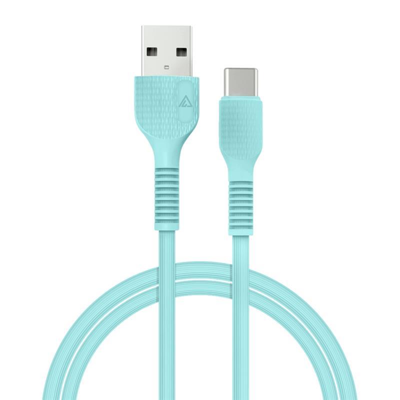 ACCLAB AL-CBCOLOR-T1MT USB-USB Type-C 1.2м Mint (1283126518256)