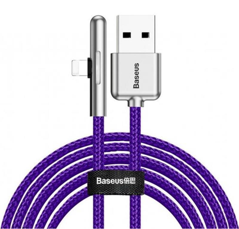 Кабель Baseus Iridescent Lamp Mobile Game USB3.1-Lightning 1.5A, 1м, Purple (CAL7C-A05) в интернет-магазине, главное фото
