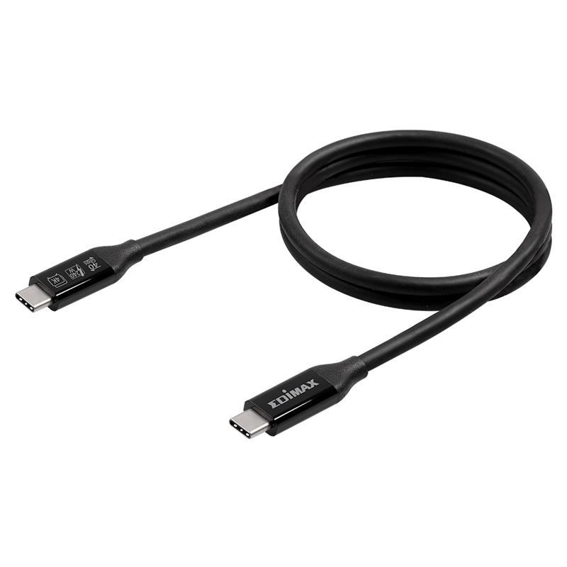 Ціна кабель Edimax UC4-005TB Thunderbolt3 0.5м (USB-C to USB-C, 40Gbps) в Києві