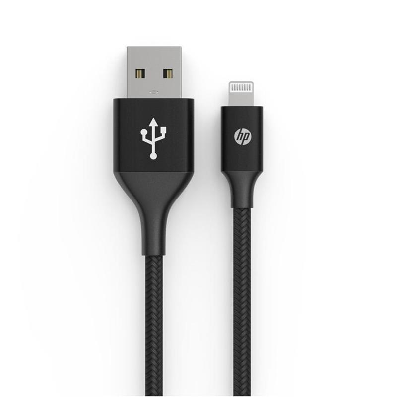 HP USB - Lightning, 2м, Black (DHC-MF100-2M)