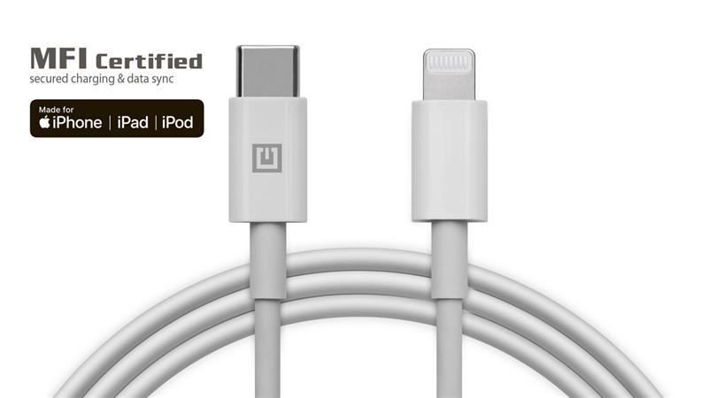 Real-El USB-C-Lightning, 2м White (4743304104697)
