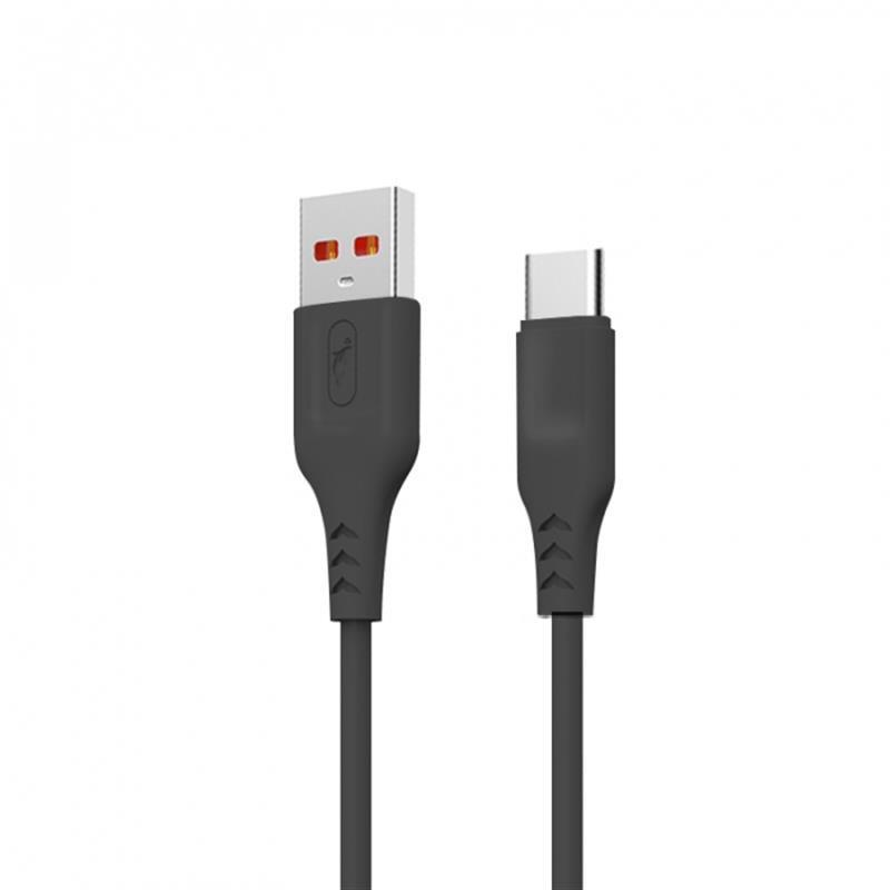 Кабель SkyDolphin S61T USB - Type-C 1м, Black (USB-000444) в интернет-магазине, главное фото