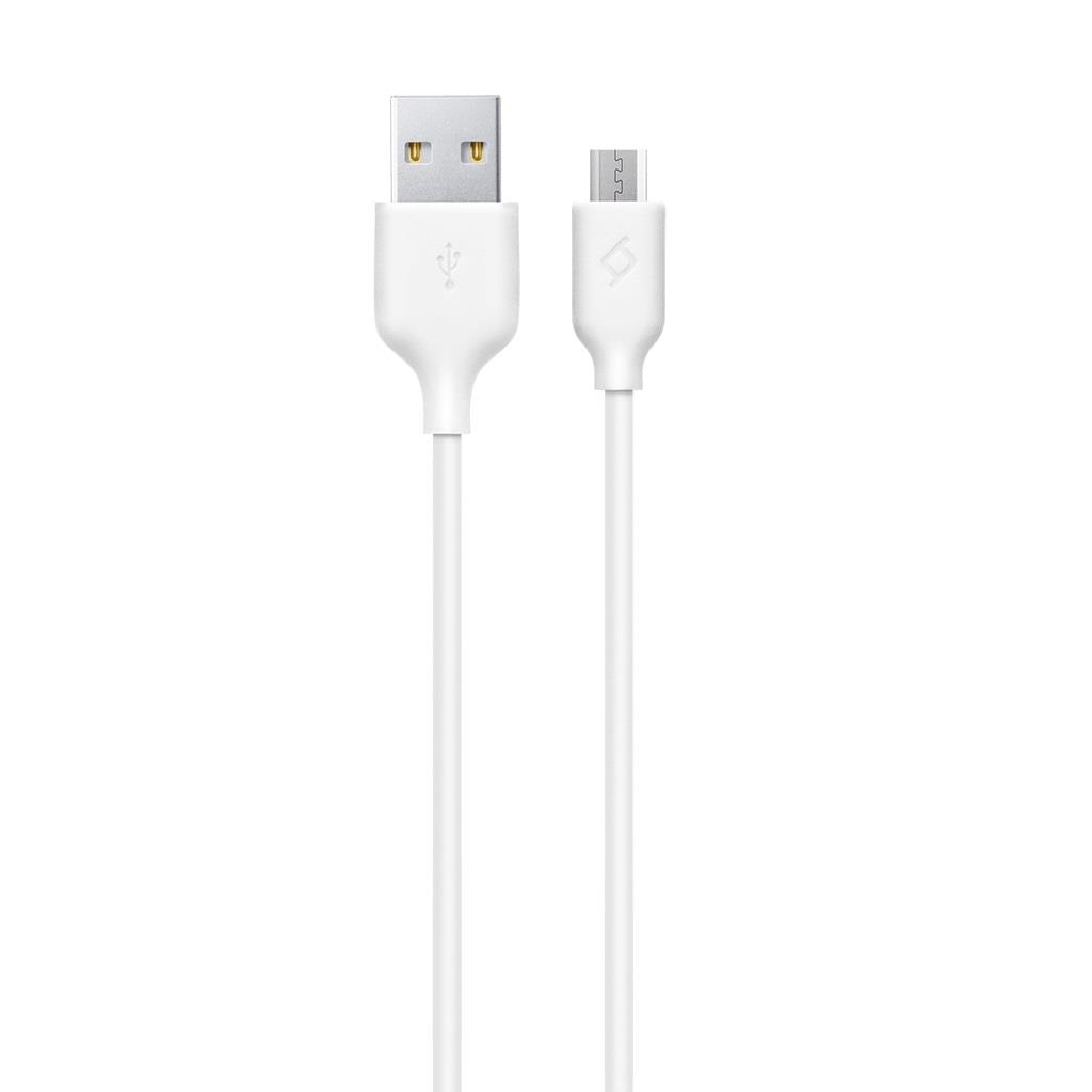 Ціна кабель Ttec USB - мicroUSB 1.2м, White (2DK7530B) в Києві