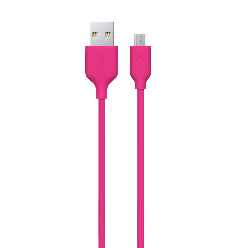 Купить кабель Ttec USB - мicroUSB 1.2м, Pink (2DK7530P) в Киеве