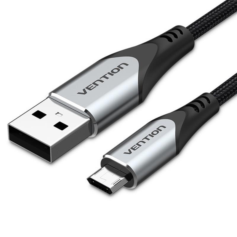 Кабель Vention USB - microUSB 3A 1.5 m, Black (COCHG)