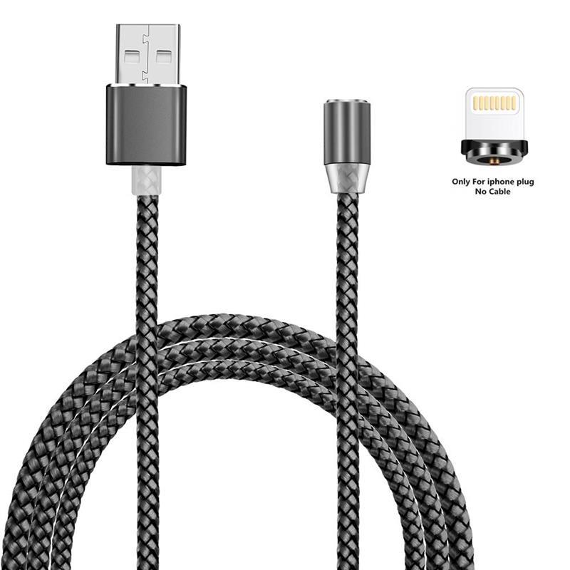 XoKo SC-355i Magneto USB-Lightning, 1.2м Grey (SC-355i MGNT-GR)