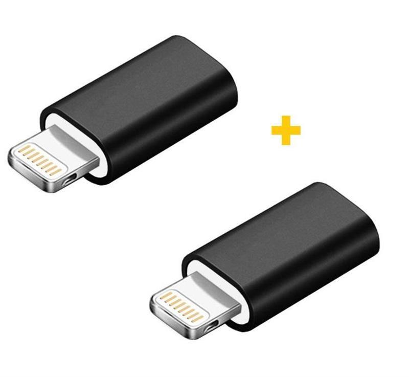 XoKo AC-005 microUSB-Lightning Black 2шт. (XK-AC005-BK2)