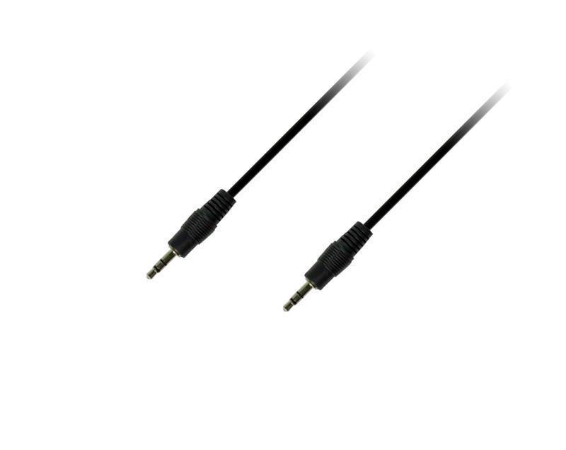 Купити аудіо-кабель Piko AUX 3.5mm M-3.5mm M, 1.2м Black (1283126473876) в Києві
