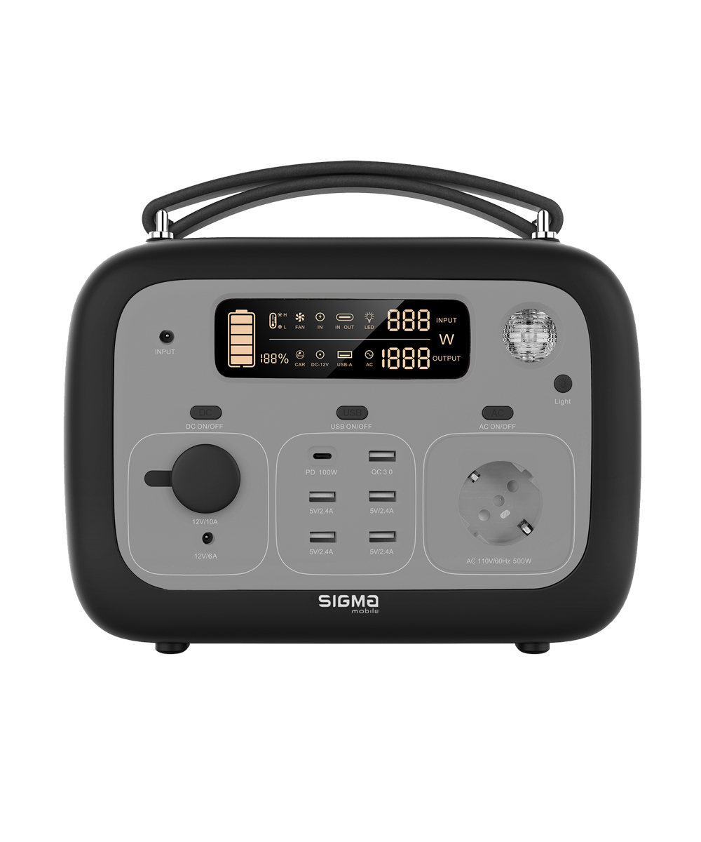 Sigma mobile X-power SI140APS Black-grey (4827798424513), 500Вт / 505Вт*год