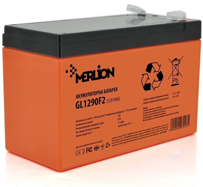Аккумулятор Merlion 12V 9Ah (GL1290F2GEL/03248) в интернет-магазине, главное фото