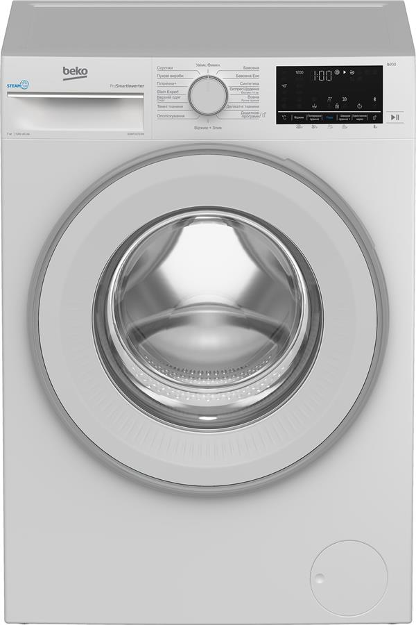 Характеристики пральна машина з bluetooth Beko B3WFU5723W