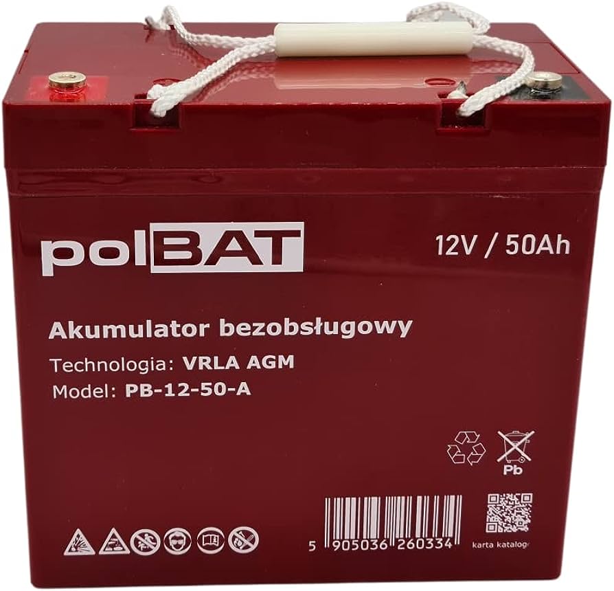polBAT AGM 12V-50Ah (PB-12-50-A)