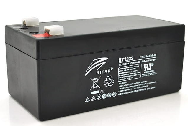 Акумуляторна батарея Ritar AGM RT1232, 12V-3.2Ah (RT1232)