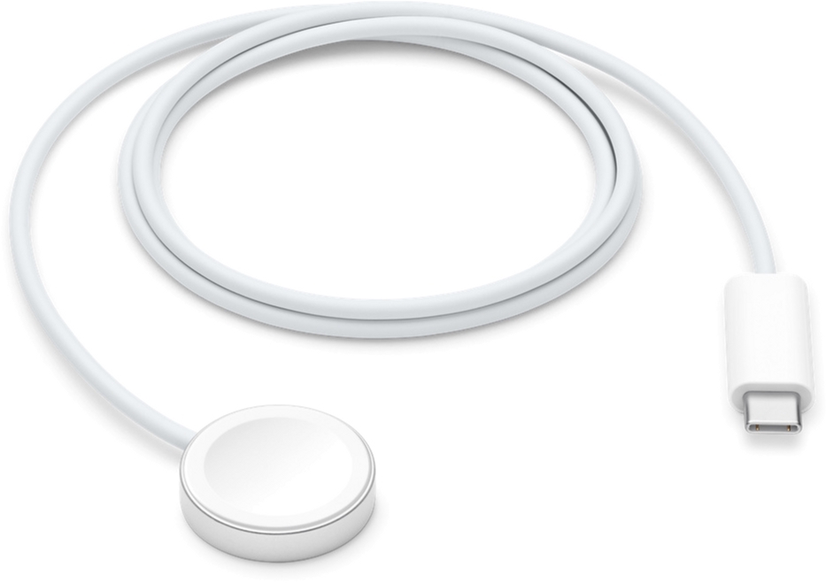 Apple Watch Magnetic Fast Charger to USB-C Cable 1 м White (MLWJ3ZM/A)