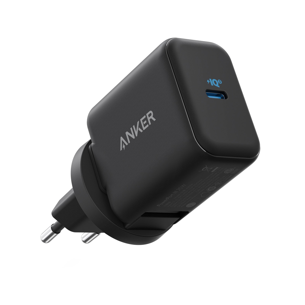 Сетевое зарядное устройство Anker PowerPort III 25 W PPS USB-C Black (A2058G11)