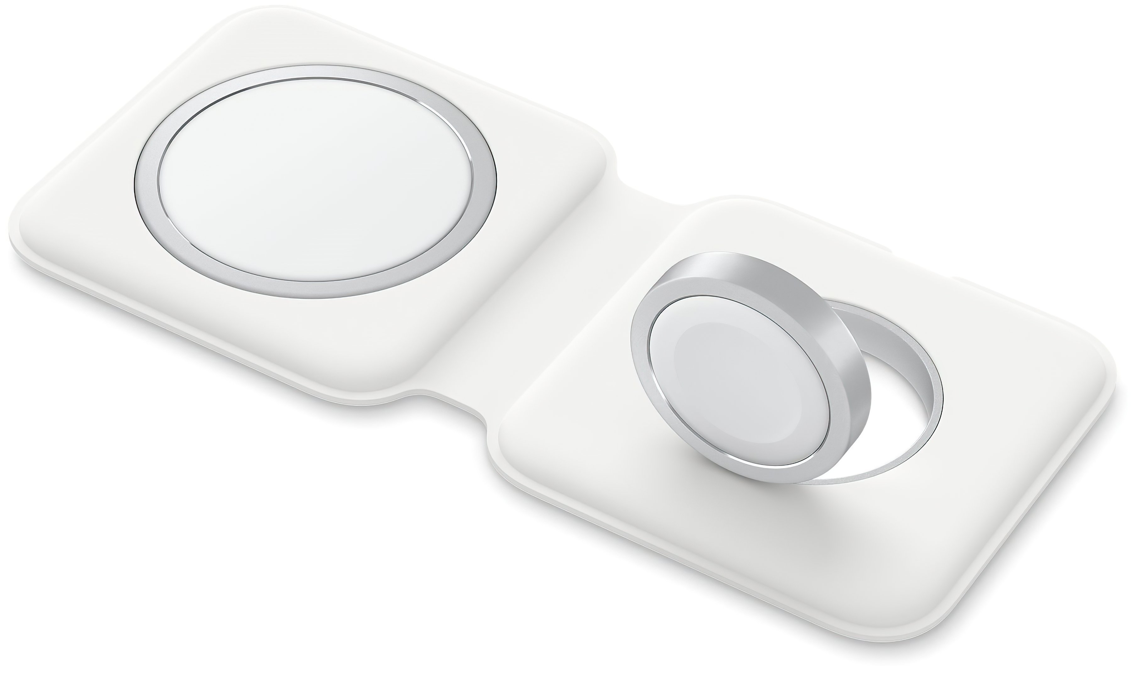 Бездротовий зарядний пристрій Apple MagSafe Duo Charger White (MHXF3ZE/A) ціна 5699.00 грн - фотографія 2