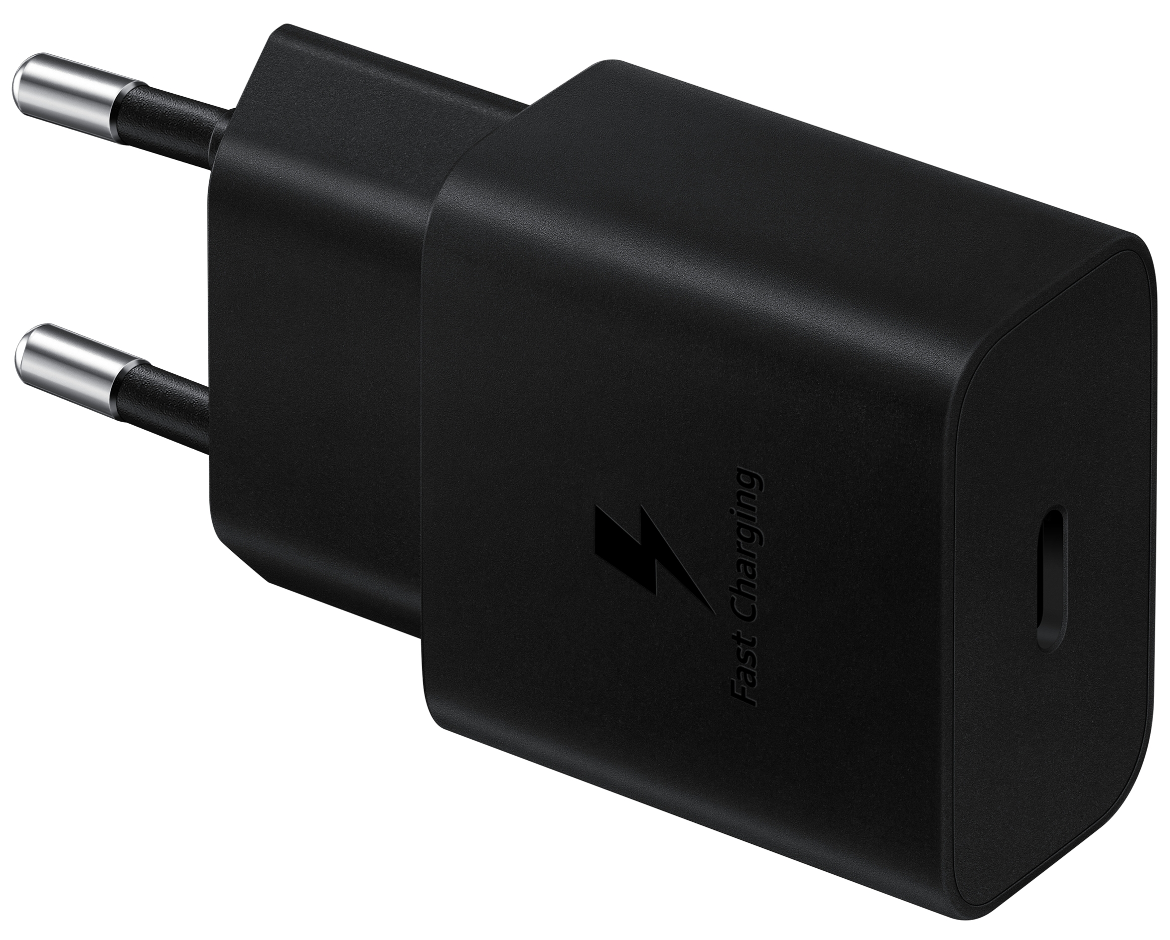 Мережевий зарядний пристрій Samsung 15W Power Adapter Type-C+Cable Black (EP-T1510XBEGRU)