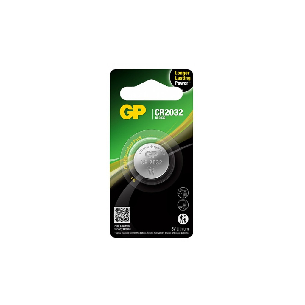 Gp CR2032 3.0V*1 (CR2032-U1/CR2032)