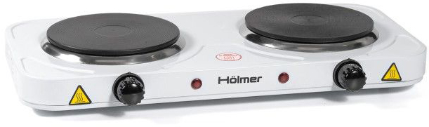 Двоконфорочна настільна плита Holmer HHP-220W