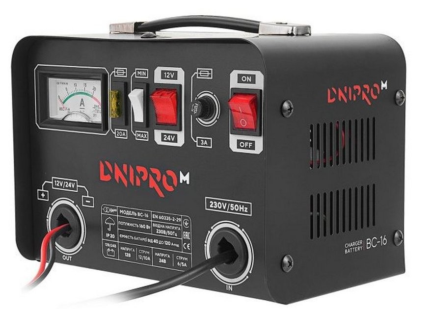 Зарядний пристрій Dnipro-M BC-16 (81191002) в інтернет-магазині, головне фото