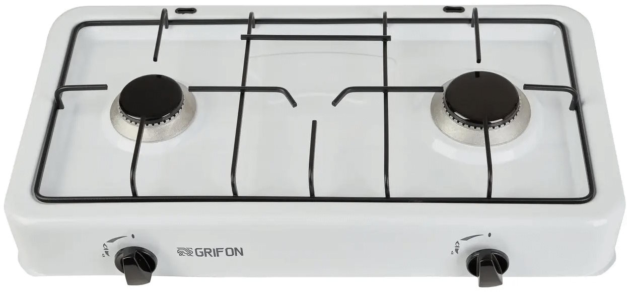 Двухконфорочная настольная плита Grifon GRT-200-W