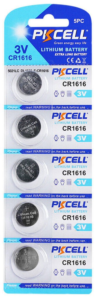 Батарейка PkCell CR1616 BL 5шт (PC/CR1616/21799) в интернет-магазине, главное фото