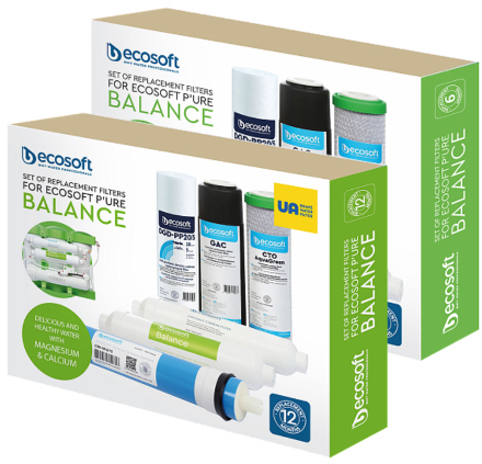 Картридж Ecosoft от неприятного запаха Ecosoft P`URE Balance и SENSE (CHV11PUREBAL)