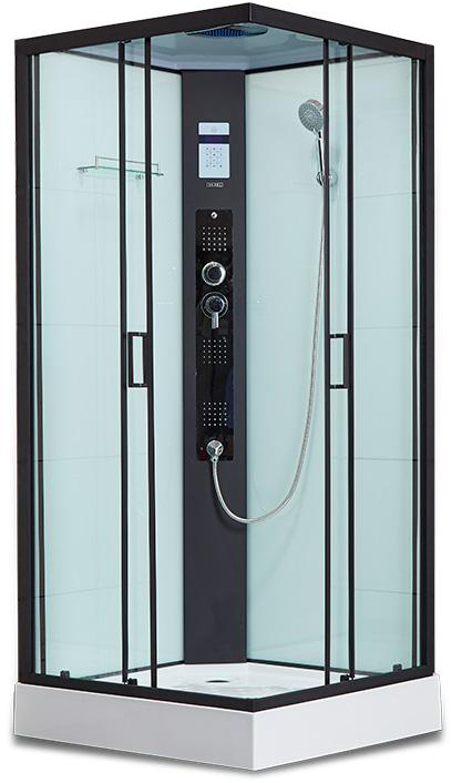 Гідромасажний бокс Dusel DSC-DU513-90B 90x90 чорний в інтернет-магазині, головне фото