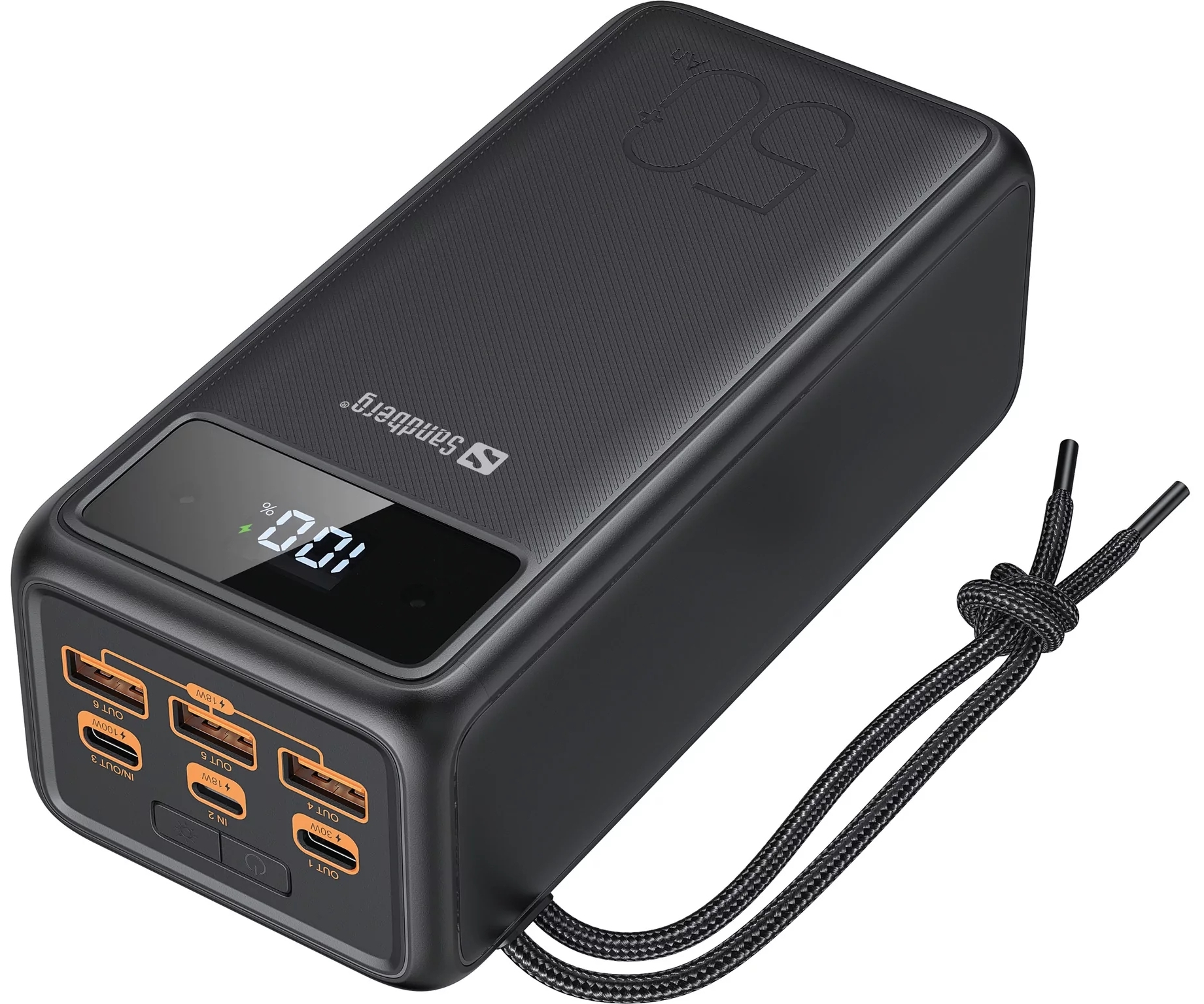 Sandberg PD 50000 mAh 130W PD, 3хUSB 3xType-C LED 2W (420-75)