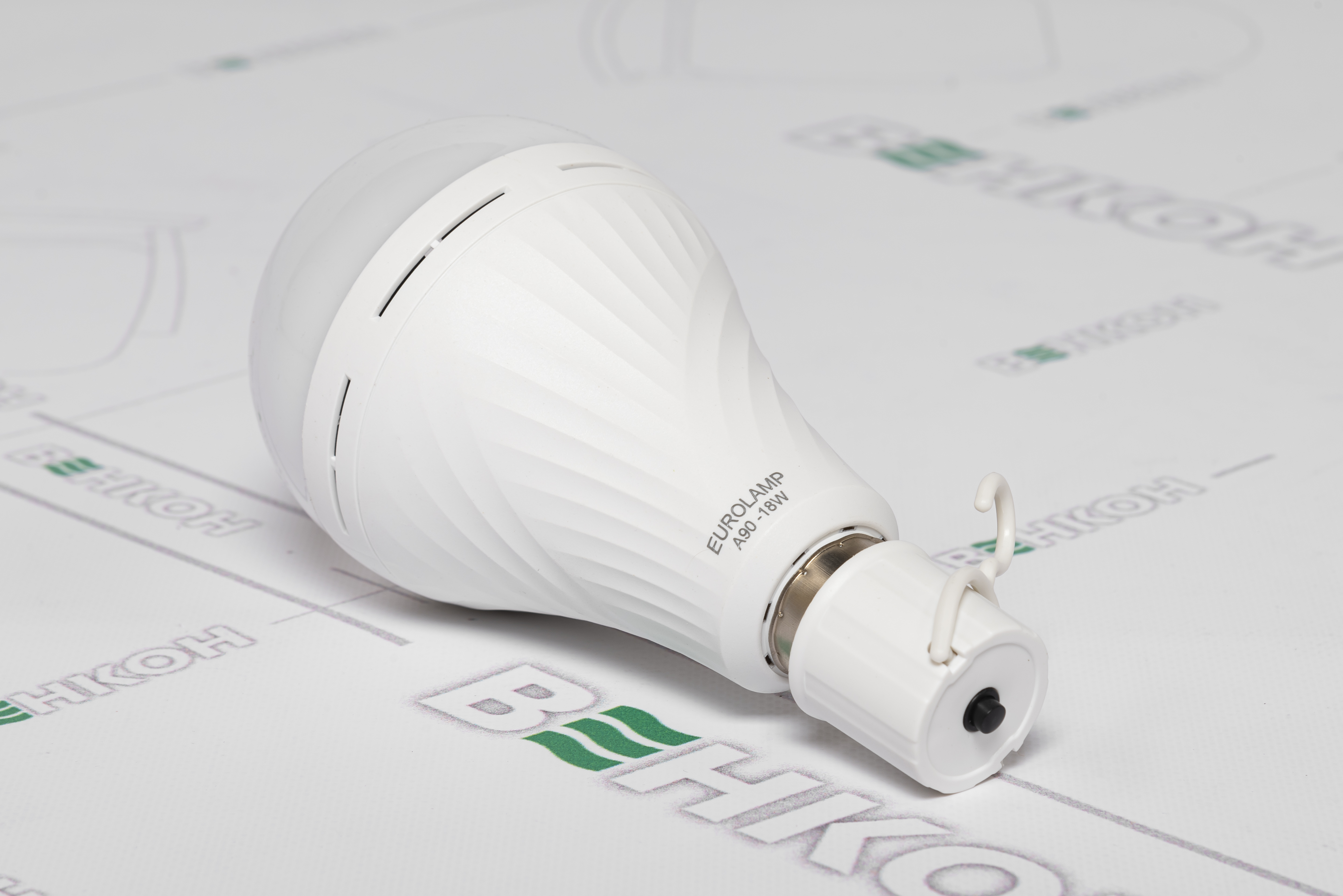 в продажу Акумуляторна LED-лампа Eurolamp A90 18W 4500K 220V E27 (LED-A90-18274(EM)) - фото 3