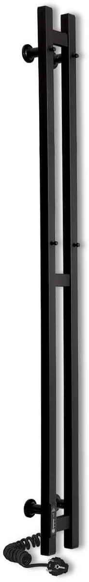 Рушникосушка чорна Laris Зебра Дует ЧФ(Ч) 3 80х1200 R3 (73207668)