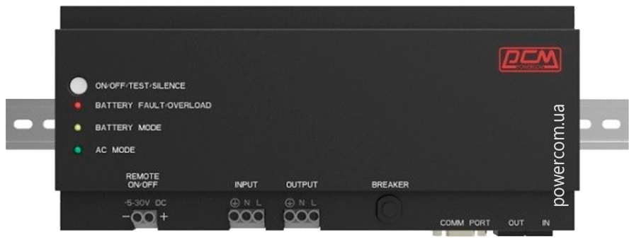 Джерело безперебійного живлення Powercom DRU-850, 510 Вт