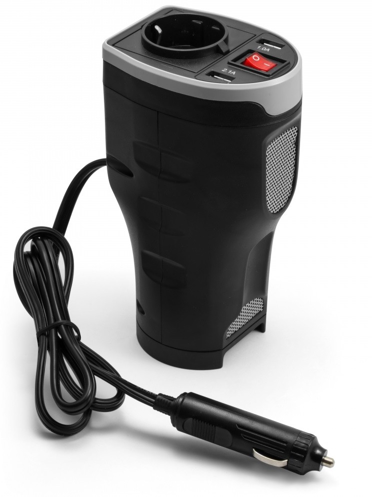 Автомобільний інвертор Technaxx TE13 з 2 USB (4645-TECHNAXX) ціна 969.00 грн - фотографія 2