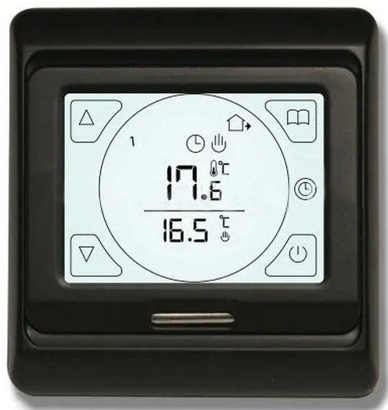 Сенсорный терморегулятор In-Therm E 91 Black Matte