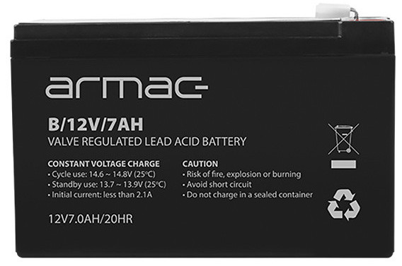 Armac 12V, 7.0 A (B/12V/7AH)