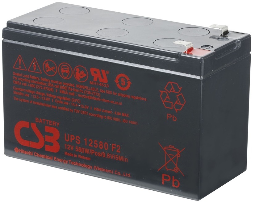Відгуки акумулятор 10 a·h CSB 12V 10AH (UPS12580/05179) AGM в Україні