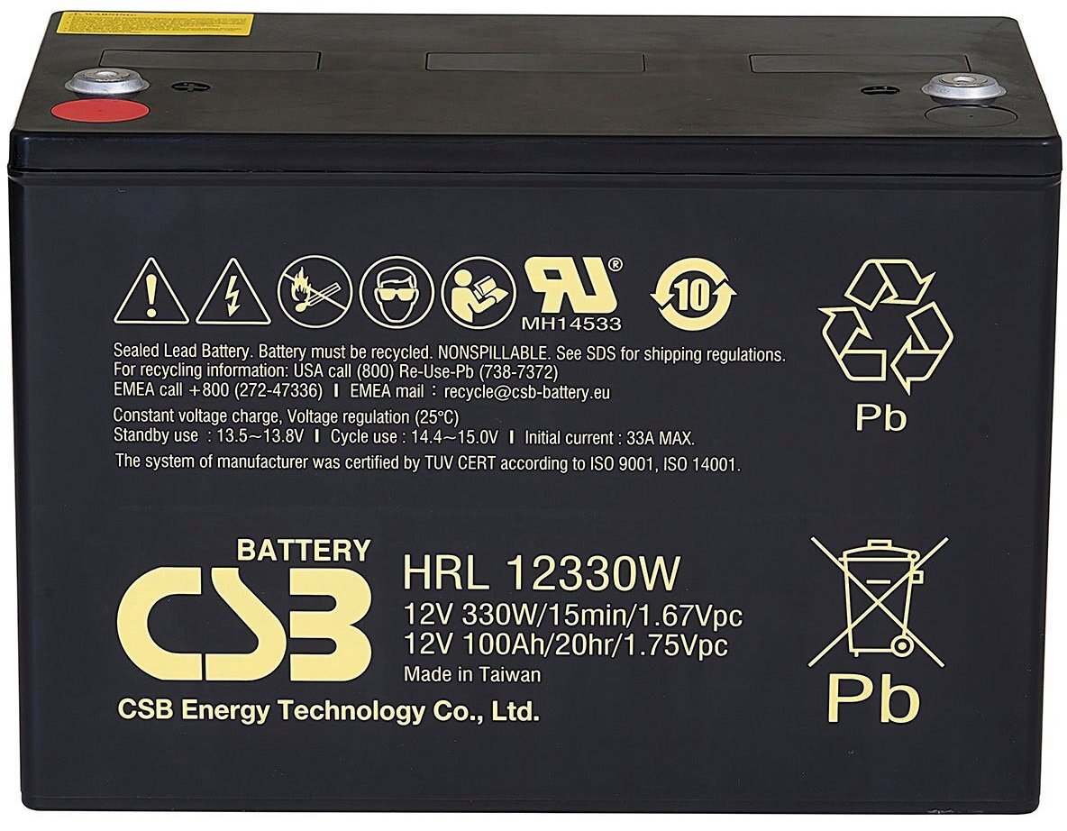 Аккумуляторная батарея CSB 12V 330W HRL12330W