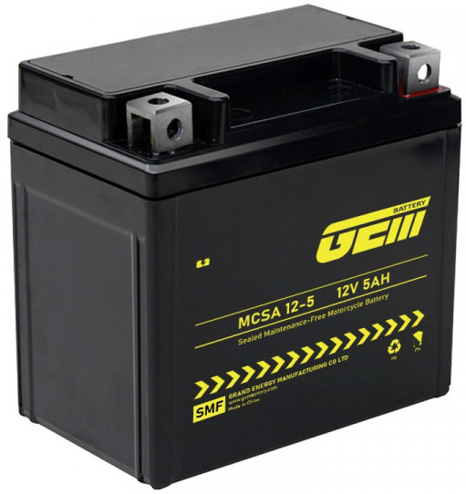 Акумуляторна батарея GEM Battery GS 12-5 ціна 415.00 грн - фотографія 2