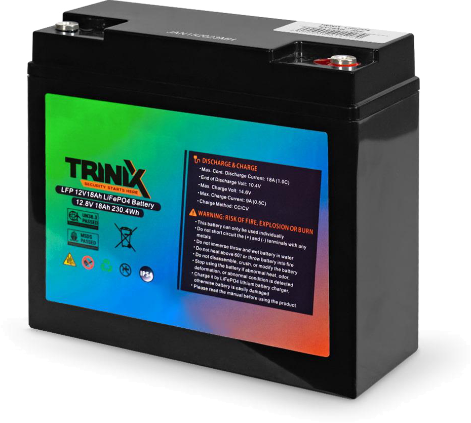 Trinix LFP 12V18Ah LiFePo4