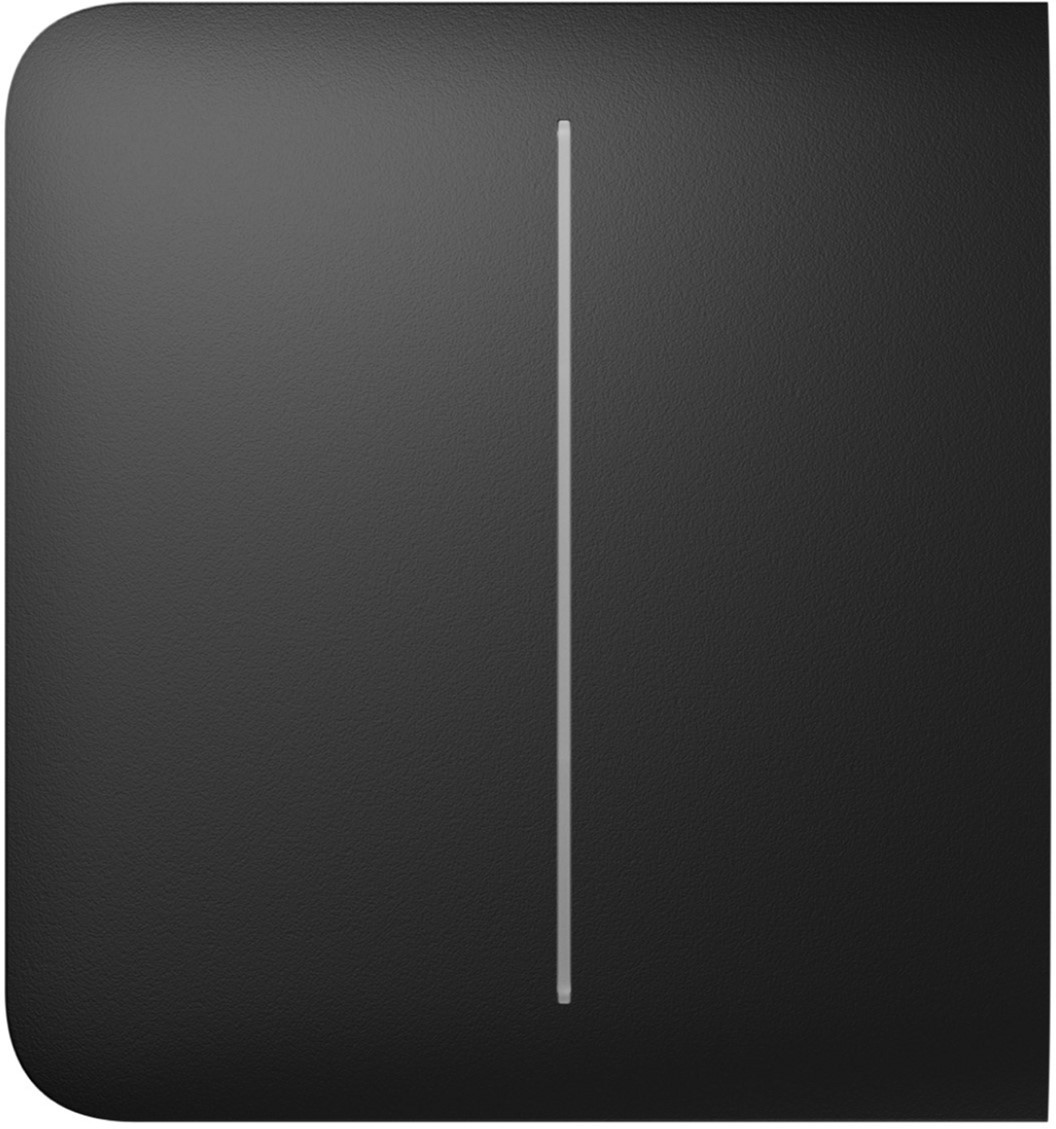 Кнопка боковая для двухклавишного выключателя Ajax SideButton 2-gang for LightSwitch Jeweler Black (без механизама) в интернет-магазине, главное фото