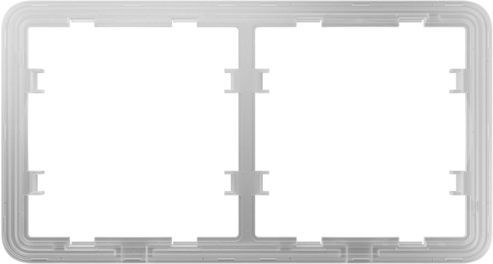 Рамка для вимикача на 2 секції Ajax Frame 2 seats for LightSwitch в інтернет-магазині, головне фото