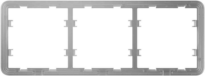 Рамка для вимикача на 3 секції Ajax Frame 3 seats for LightSwitch в інтернет-магазині, головне фото