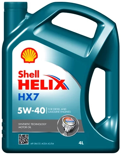 Shell Helix HX7 5W40 4 л