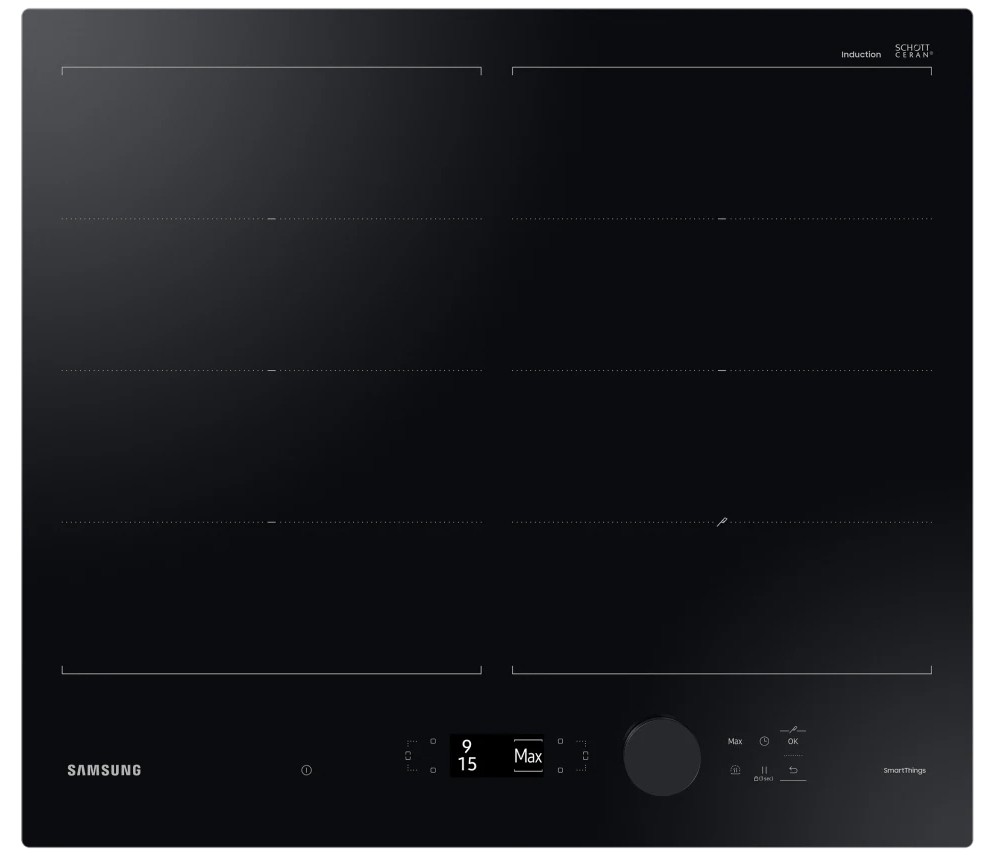 Варильна поверхня з дисплеєм Samsung NZ64B7799FK/WT