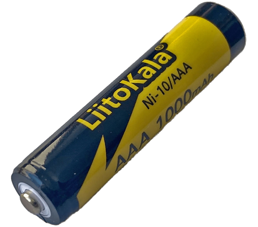 LiitoKala AAA, Ni-10/AAA 1.2V 1000mAh battery, blister 1 pcs