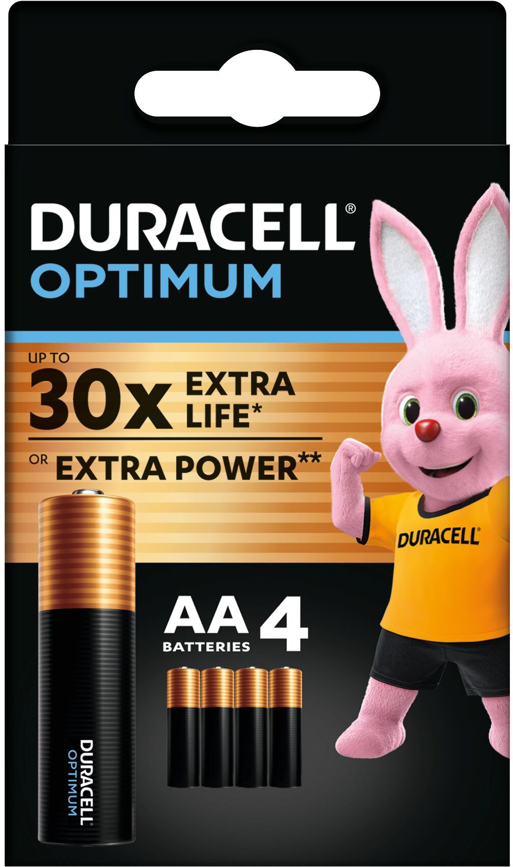 Батарейка Duracell Optimum AA 4 шт. в интернет-магазине, главное фото