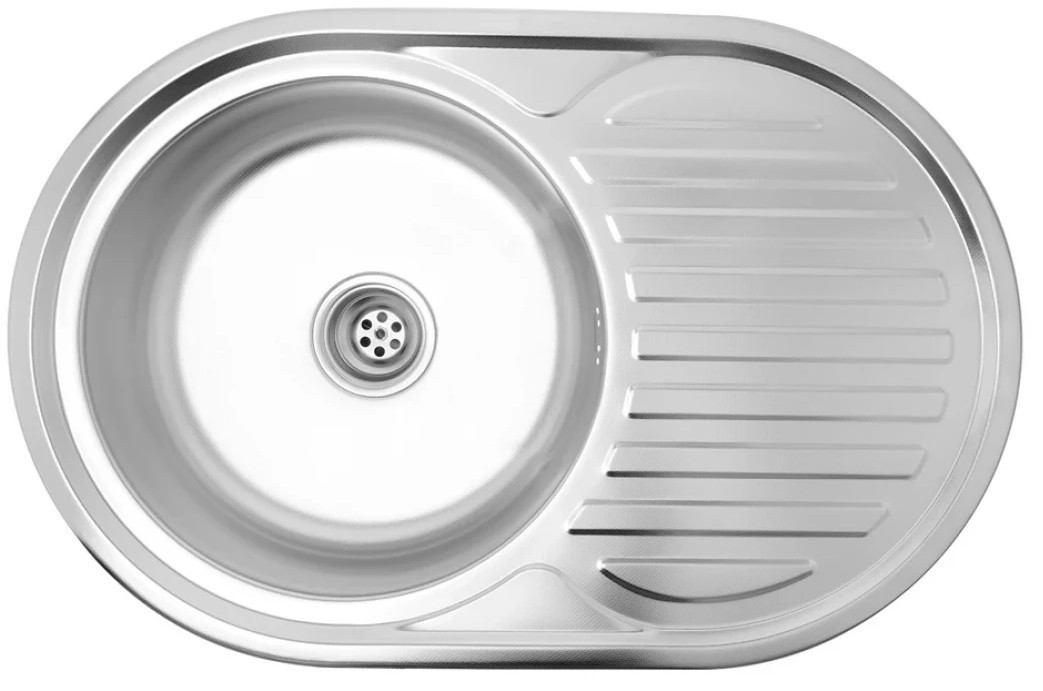 Кухонна мийка довжина 500 мм Kroner KRP Dekor - 7750 (0,6 мм)